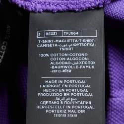 Pre Owned Tom Ford Purple Cotton Pique Polo T-Shirt S