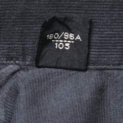 Pre Owned Tom Ford Dark Grey Corduroy Pocket Detail Shirt L