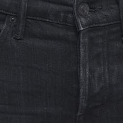 مملوكة مسبقًا Tom Ford Black Denim Buttoned Jeans M Waist 32"