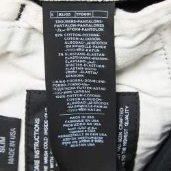 مملوكة مسبقًا Tom Ford Black Denim Buttoned Jeans M Waist 32"