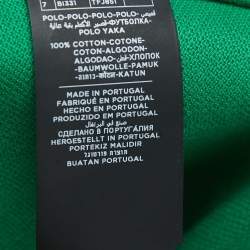 Pre Owned Tom Ford Green Cotton Pique Polo T-Shirt XL