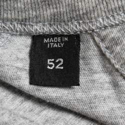 Tom Ford Grey Cotton V-Neck Half Sleeve T-Shirt XL