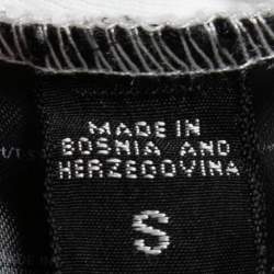 Pre Owned Tom Ford White Cotton V-Neck Short Sleeve T-Shirt S