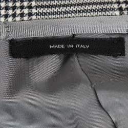 Tom Ford Charcoal Grey Checked Wool Single Breasted Blazer & Pant Suit 3XL