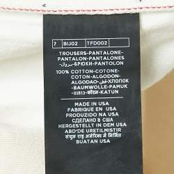 Pre Owned Tom Ford White Denim Buttoned Straight Fit Jeans XXL Waist 38"