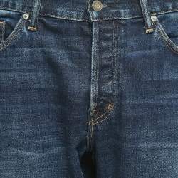 Pre Owned Tom Ford Blue Washed Denim Straight Fit Jeans XXL Waist 38"