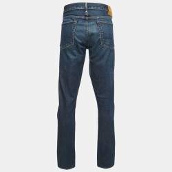 Pre Owned Tom Ford Blue Washed Denim Straight Fit Jeans XXL Waist 38"