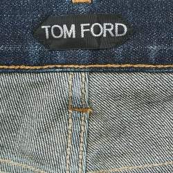 Pre Owned Tom Ford Blue Washed Denim Straight Fit Jeans XXL Waist 38"