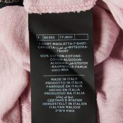 Tom Ford Light Pink Cotton Knit V-Neck T-Shirt XL