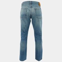 Pre Owned Tom Ford Blue Denim Straight leg Jeans XL