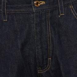 Pre Owned Tom Ford Navy Blue Denim Straight Leg Jeans L