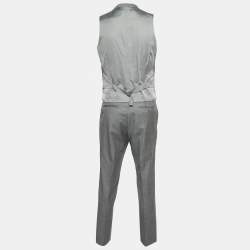 Tom Ford Grey Wool Tailored 3 Piece Suit L