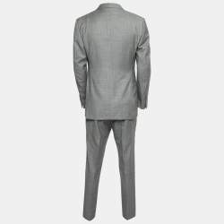 Tom Ford Grey Wool Tailored 3 Piece Suit L