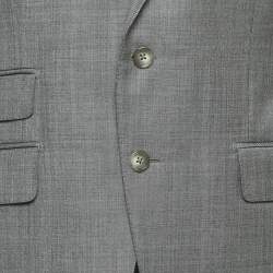 Tom Ford Grey Wool Tailored 3 Piece Suit L