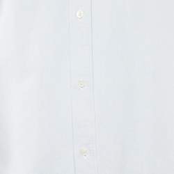 Pre Owned Tom Ford Blue Cotton Button Front Shirt L