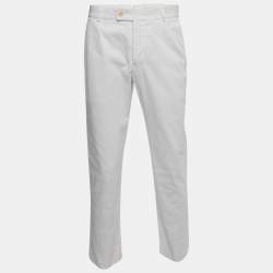 Tom Ford White Denim Regular Fit Trousers M/Waist 35"
