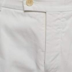 Tom Ford White Denim Regular Fit Trousers M/Waist 35"