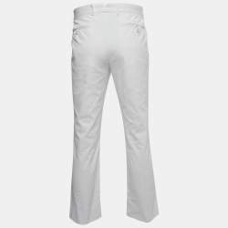 Tom Ford White Denim Regular Fit Trousers M/Waist 35"