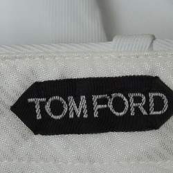 Tom Ford White Denim Regular Fit Trousers M/Waist 35"