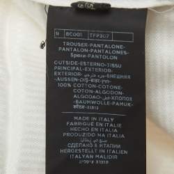 Pre Owned Tom Ford White Cotton Straight Fit Trousers M