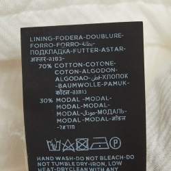 Pre Owned Tom Ford White Cotton Straight Fit Trousers M