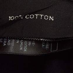 Pre Owned Tom Ford Navy Blue Cotton Long Sleeve Shirt M