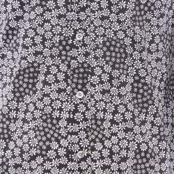 Pre Owned Tom Ford Black Floral Print Cotton Long Sleeve Shirt M