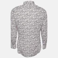 Pre Owned Tom Ford Multicolor Floral Print Cotton Long Sleeve Shirt L