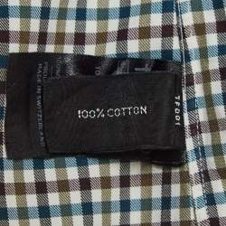 Pre Owned Tom Ford Multicolor Checked Cotton Button Front Shirt L