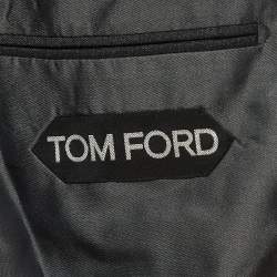 Tom Ford Grey Wool Double Breasted Blazer XXL