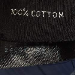 Pre Owned Tom Ford Blue Checked Cotton Flap Pocket Detail Shirt XXXL