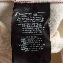 Pre Owned Tom Ford White Denim Straight Fit Jeans M Waist 32''