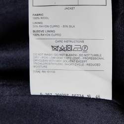 Tom Ford Charcoal Grey Wool Button Front Blazer M