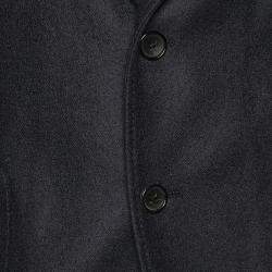 Tom Ford Charcoal Grey Wool Button Front Blazer M