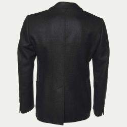 Tom Ford Charcoal Grey Wool Button Front Blazer M