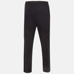 Tom Ford Black Wool Formal Trousers XXXL