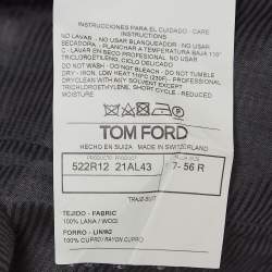 Tom Ford Black Wool Formal Trousers XXXL