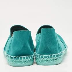 Tom Ford Blue Suede Barnes Slip On Espadrille Size 45