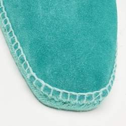 Tom Ford Blue Suede Barnes Slip On Espadrille Size 45