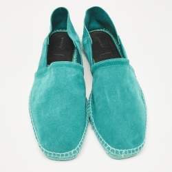 Tom Ford Blue Suede Barnes Slip On Espadrille Size 45