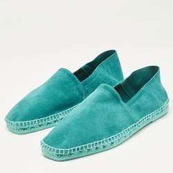 Tom Ford Blue Suede Barnes Slip On Espadrille Size 45