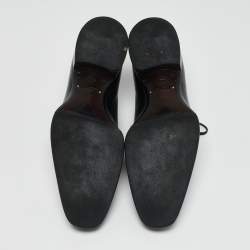 Tom Ford Black Leather Lace Up Oxfords Size 41.5 