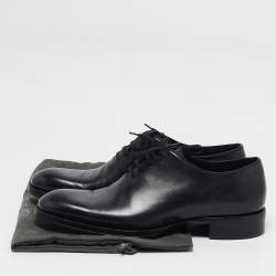 Tom Ford Black Leather Lace Up Oxfords Size 41.5 