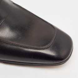 Tom Ford Black Leather Slip On Loafers Size 43