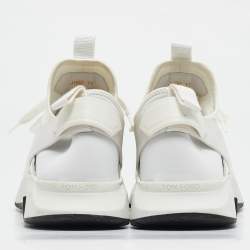 Tom Ford White Mesh and Neoprene Jago Sneakers Size 44