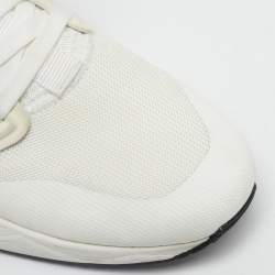Tom Ford White Mesh and Neoprene Jago Sneakers Size 44