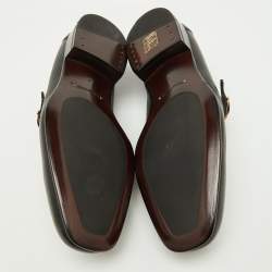Tom Ford Black Leather Dover Slip On Loafers Size 40