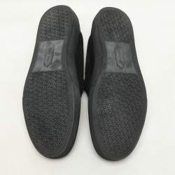 Tom Ford Black Suede Cambridge Slip-on Sneakers Size 43