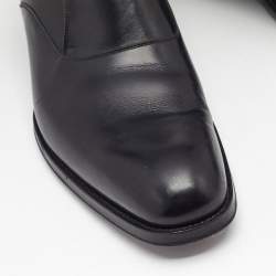 Pre Owned Tom Ford Black Leather Buckle Oxfords Size 44