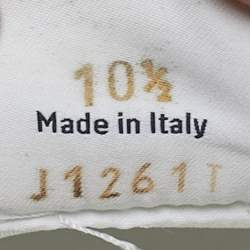 Pre Owned Tom Ford White Leather Warwick Lace Up Sneakers Size 43.5